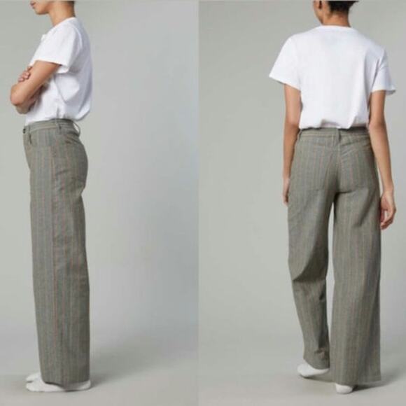 Striped Wide Leg Pants - Picture 8 of 15